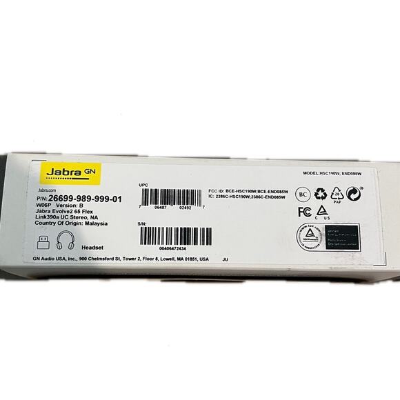 Jabra Evolve2 65 Flex MS Stereo Headset - Picture 3 of 5